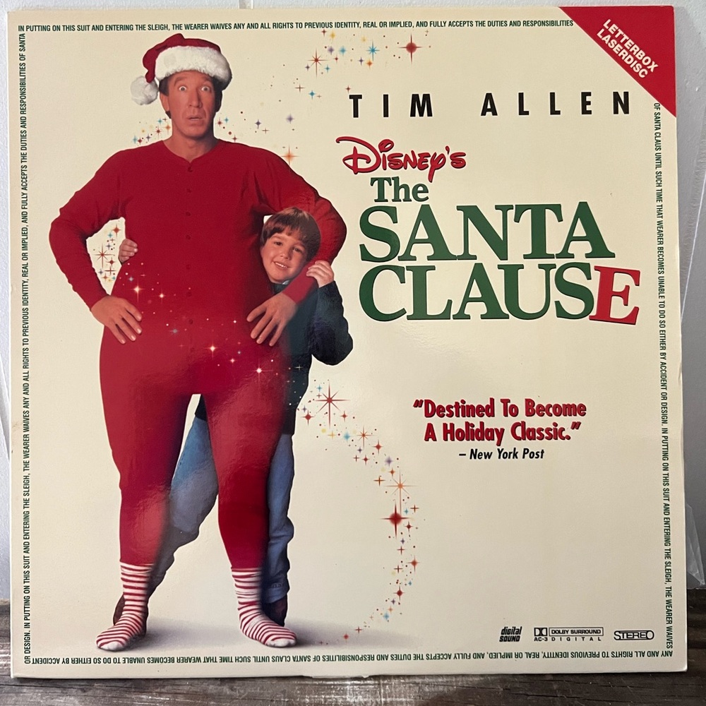 The Santa Clause Laser Disc Movie